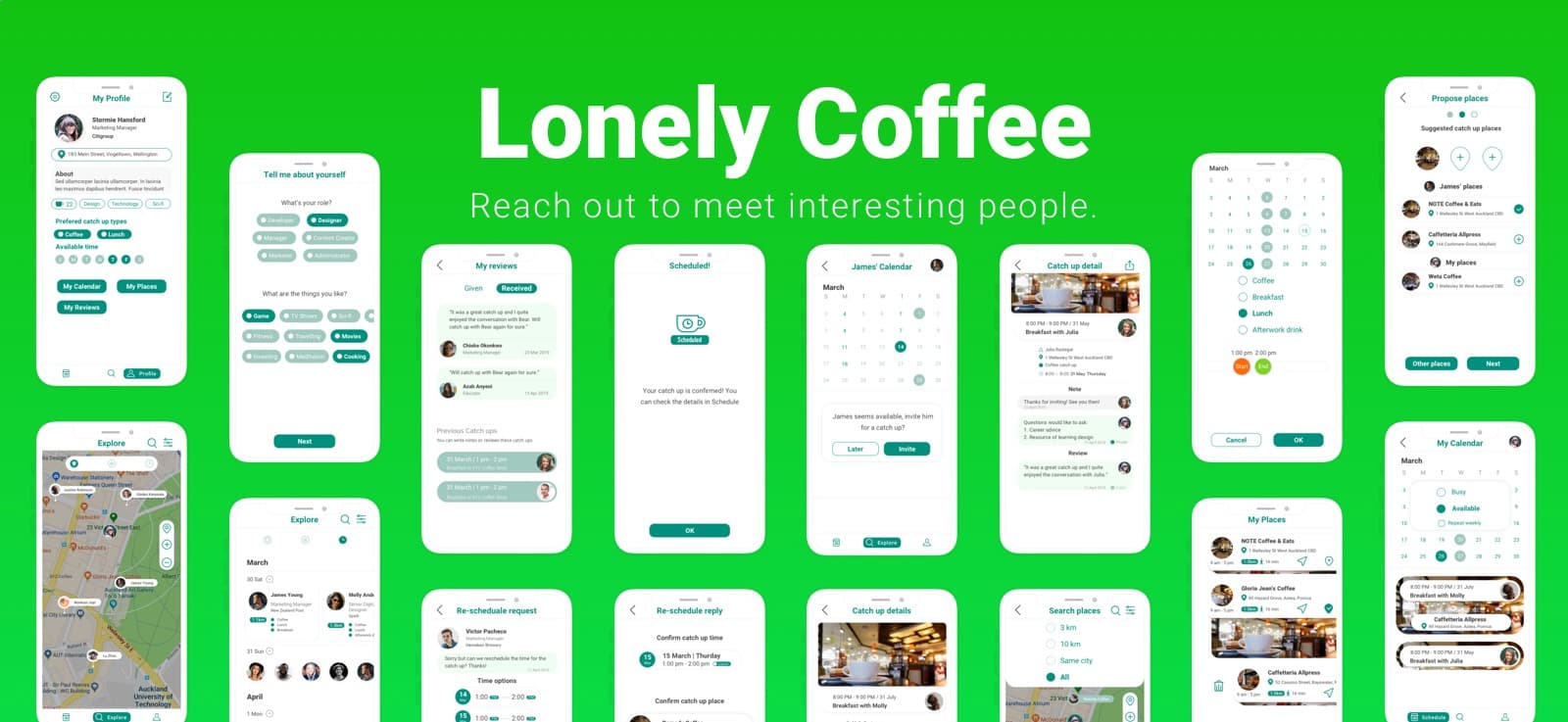 Case Study of Lonely Coffee - Let's Reach Out to Meet Interesting People🤓