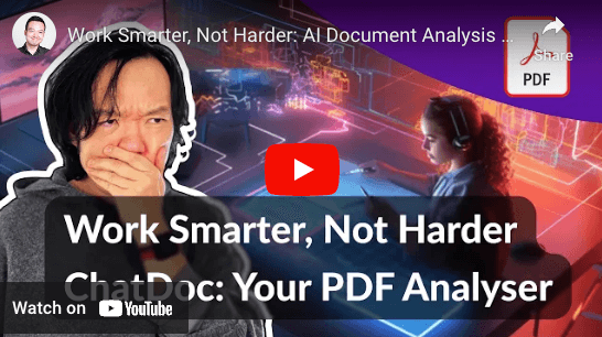 Work Smarter, Not Harder: AI Document Analysis with ChatDoc (Your PDF analyser)